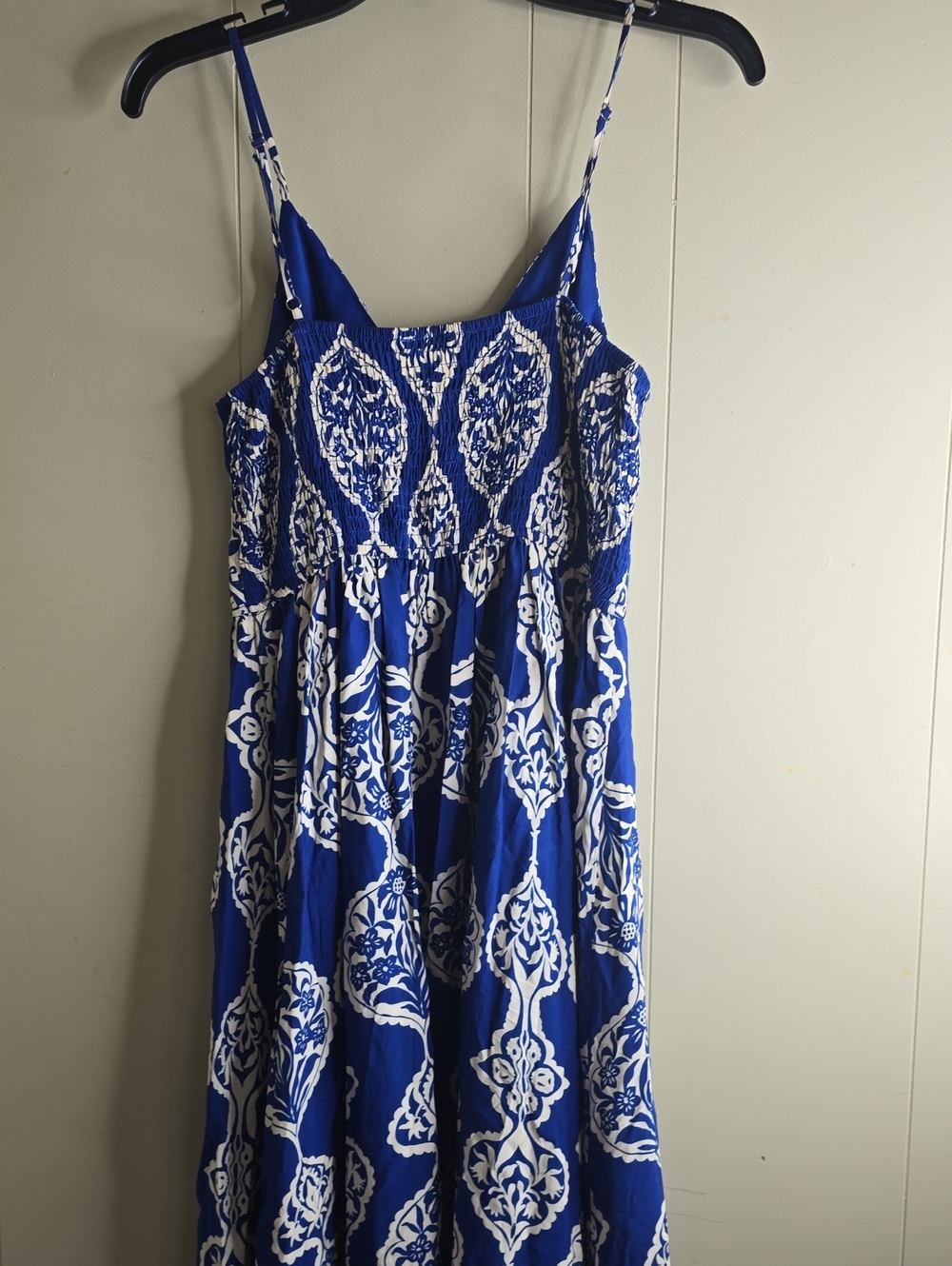 Baltic Born Deli Midi Dress Blue Print Size Small - Picture 10 of 12